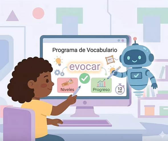 Ilustración del programa de vocabulario